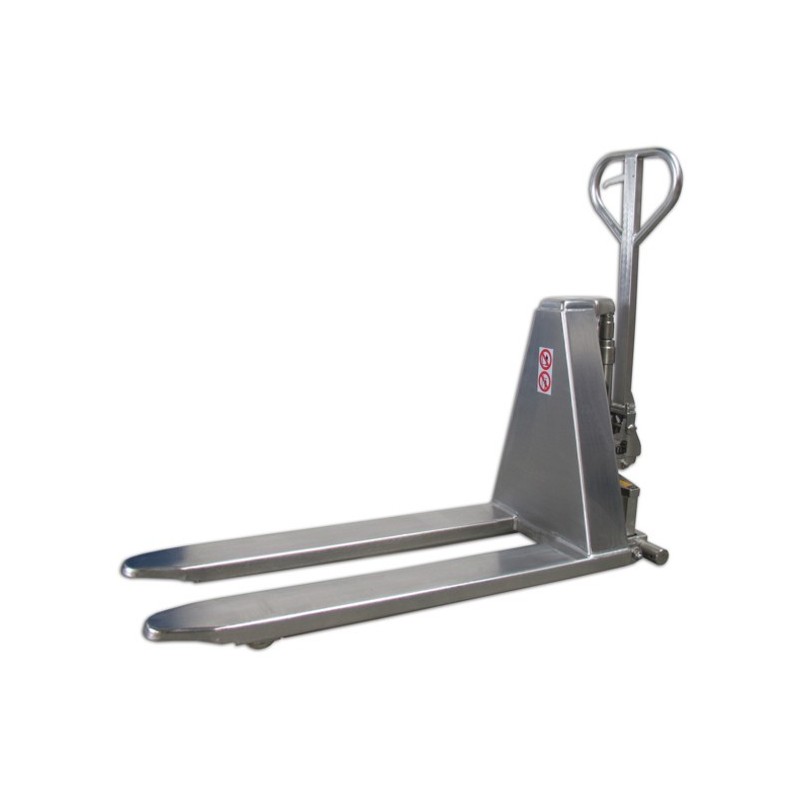 Transpalette à ciseaux SHW 1000 V QTeck - 1000 kg de capacité de charge, en Inox 2393